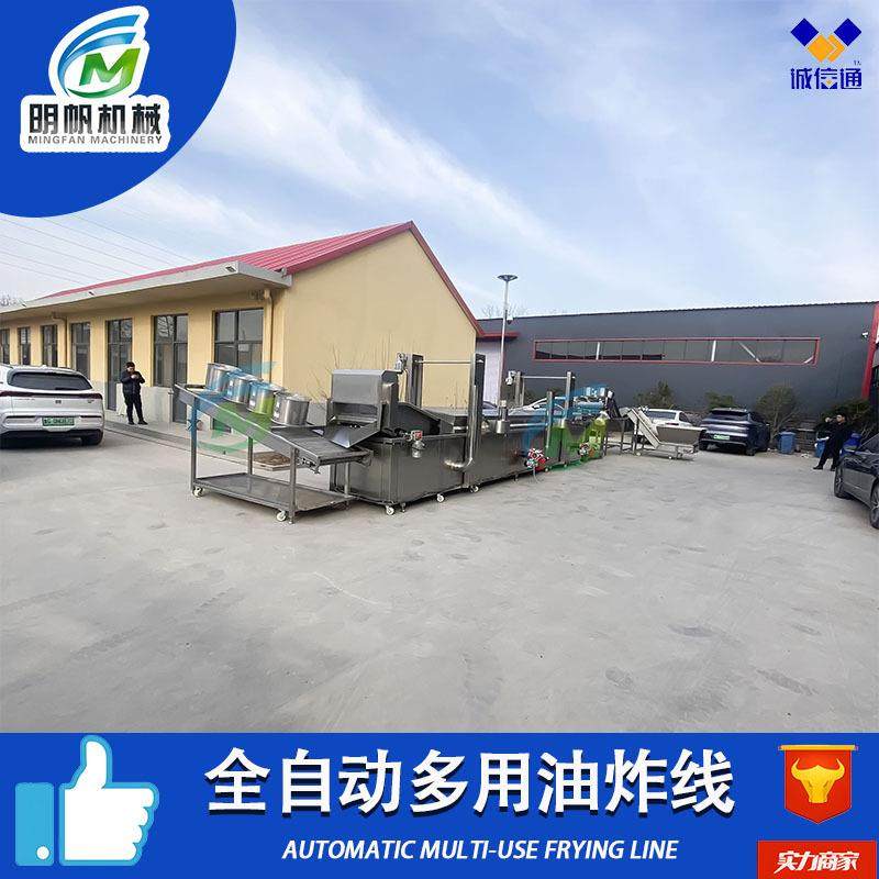 洋葱圈杏鲍菇油炸机 薯条油炸线设备 小龙虾烧鸡肘子小酥肉油炸线,淘宝优惠券,粉丝福利购,淘宝优惠卷