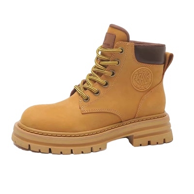 【骆驼同款】情侣款国潮大黄靴