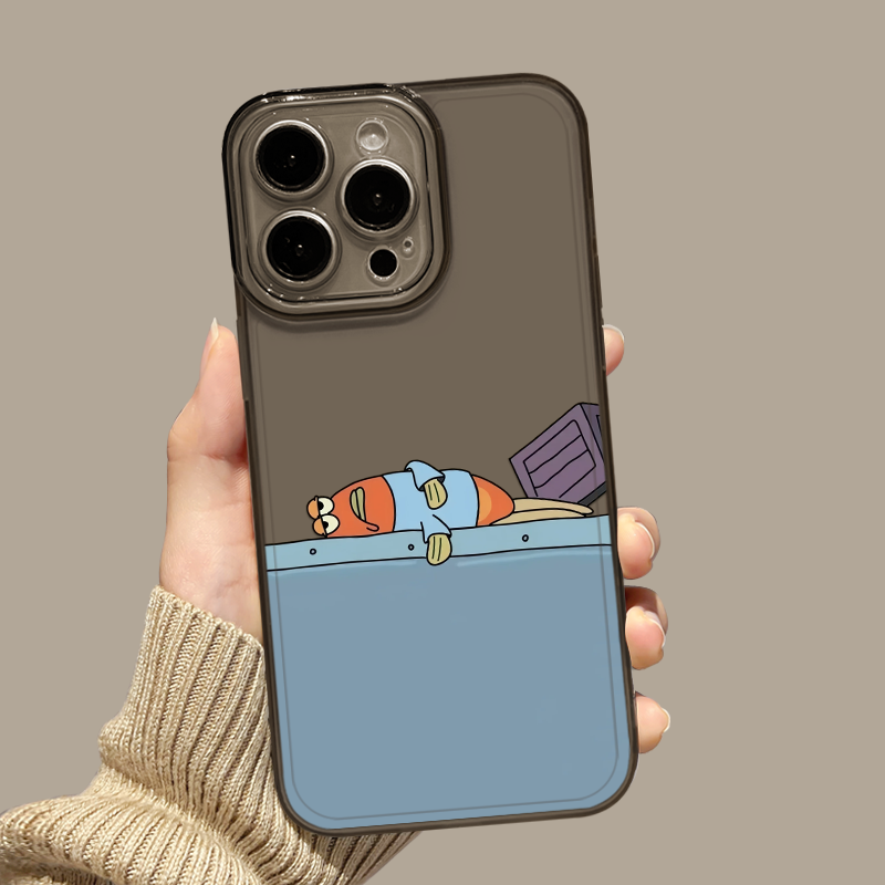 比奇堡居民适用iqoo13手机壳12透明neo10pro一加13t/ace5小众3搞怪15丑鱼z9/z10turbo+趣味9/6t保护套oneplus - 图3