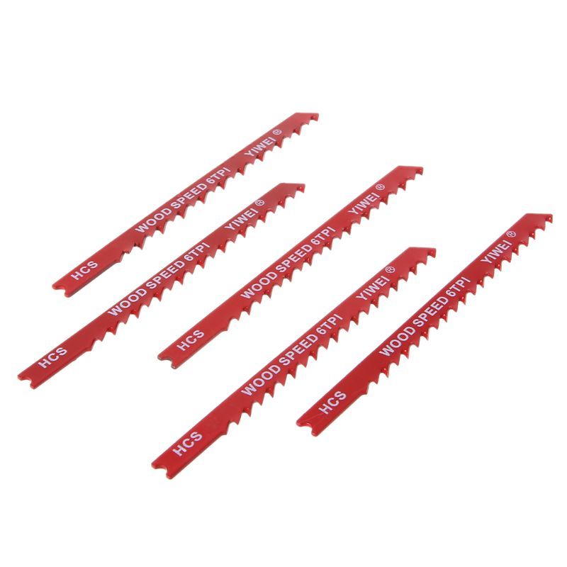 5pcs Durable U-shank High Carbon Steel 6 TPI Reciprocating S - 图2