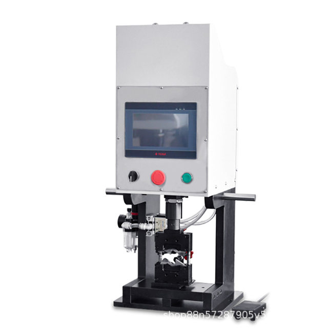 Hydraulic terminal machine 6T large square power wire cable hydraulic press automobile wire harness gas-liquid terminal crimping machine
