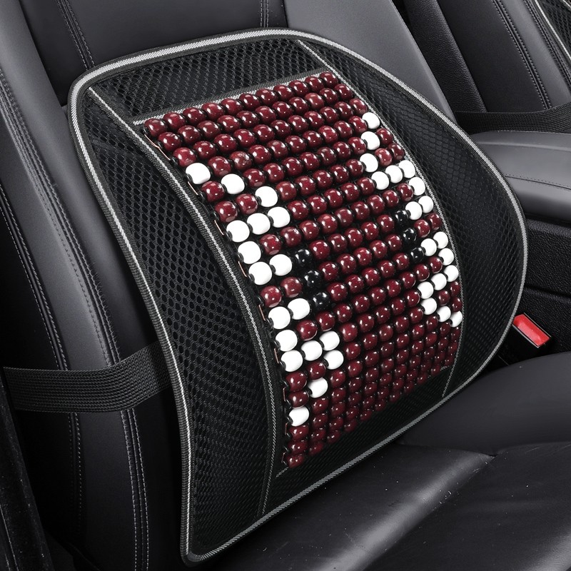 汽车腰靠垫护腰靠背夏季竹片透气办公室座椅腰托腰部支撑车用靠枕,淘宝优惠券,粉丝福利购,淘宝优惠卷