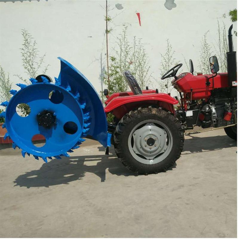 拖拉悬挂式混凝土地面开沟机路沿石开槽机果园林业种植开沟机 - 图1