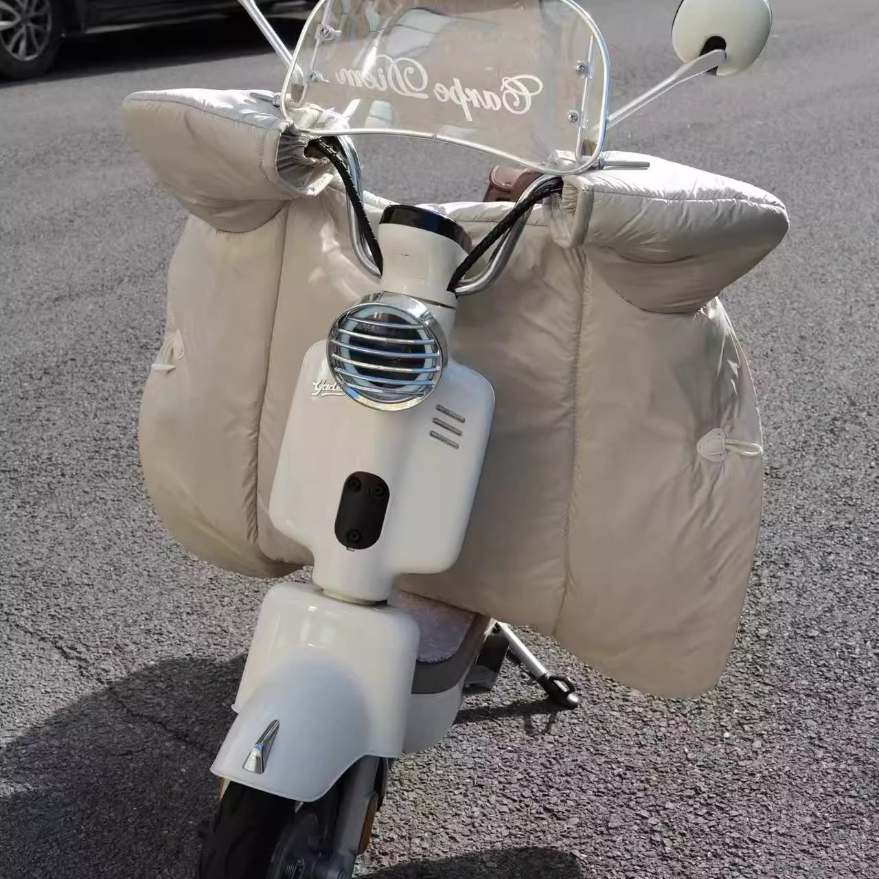 电动车挡风被双面防水2025秋冬款轻薄不压身四季款牛角扣收纳防寒,淘宝优惠券,粉丝福利购,淘宝优惠卷