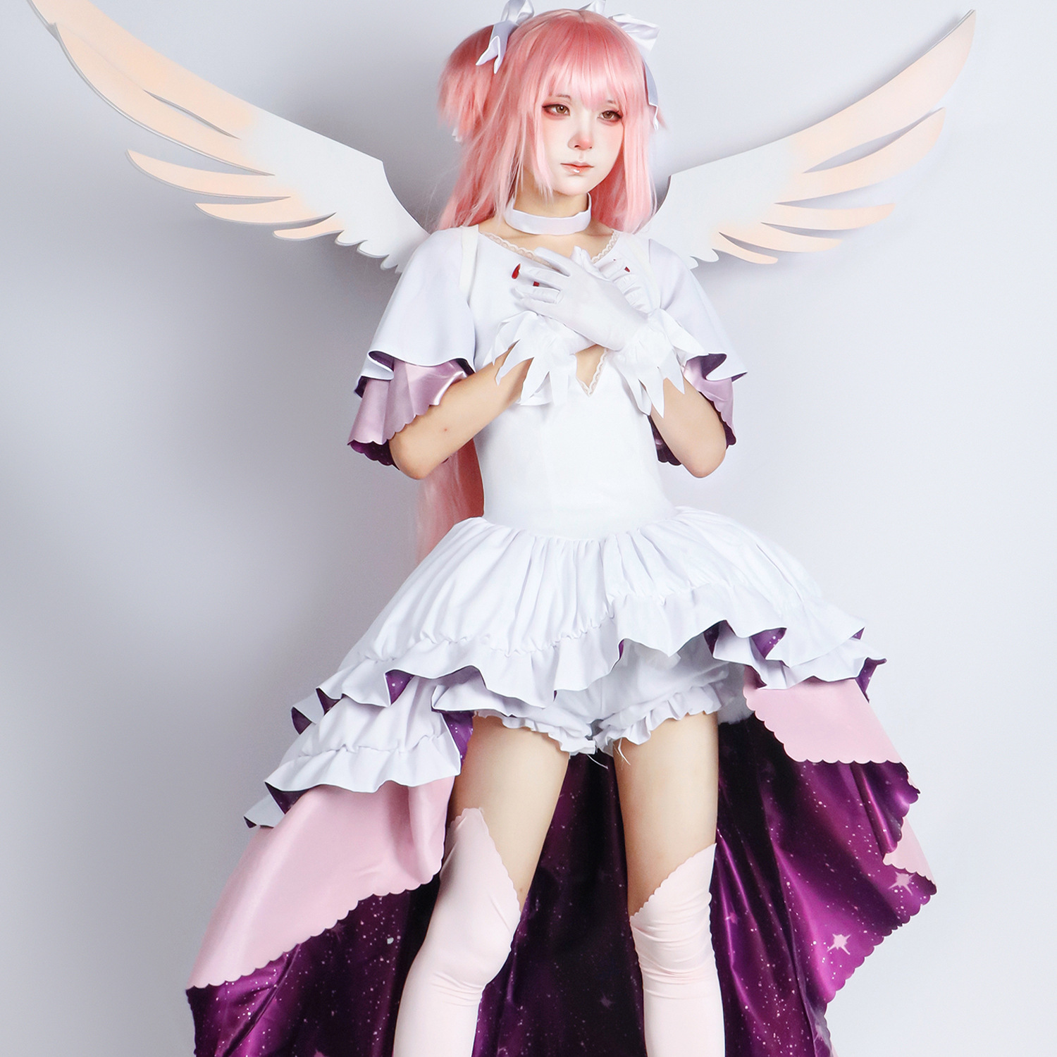 雾都魔法少女小圆神装cosplay服装二次元动漫服小圆鹿目圆香cos服 - 图0