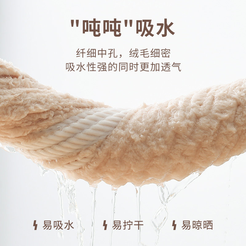 浴袍式浴巾女秋冬季加厚加绒2025新款比纯棉全棉吸水洗澡速干浴裙,淘宝优惠券,粉丝福利购,淘宝优惠卷