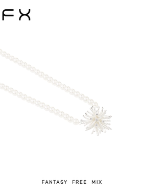 【草莓粉丝专享】FFX【烟花系列】璀璨烟花绽放唯美珍珠项链