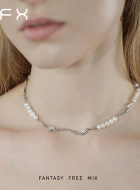 FFX璀璨辣妹网红链子弗弗西项链
