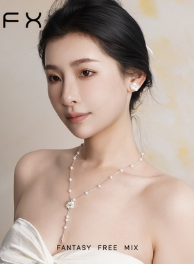 弗弗西黄玫瑰锆石项链520送女友