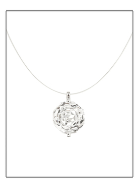 弗弗西FFX八角锆石隐形鱼线项链[玫瑰花园]精致轻奢高级感锁骨链