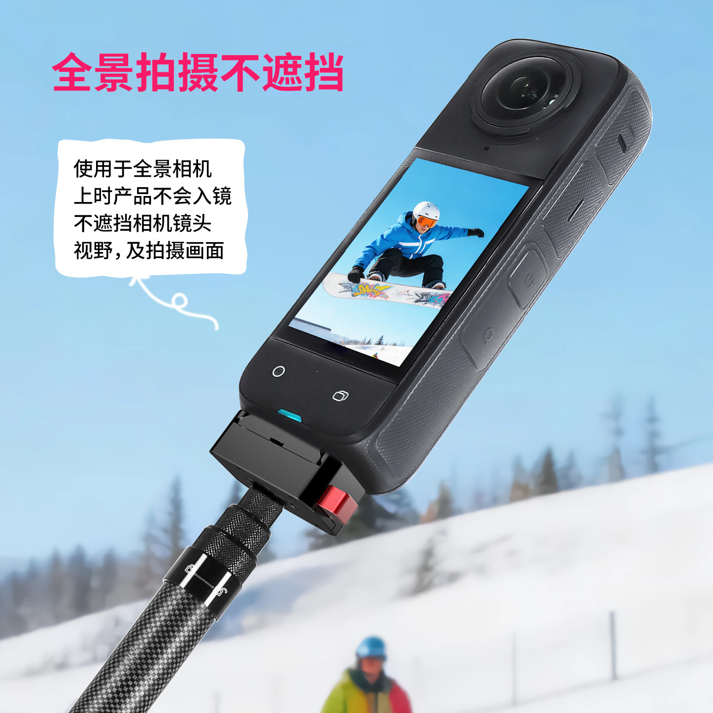 Camera riding triple anti-loosening and anti-falling quick-release quick-assembly mount