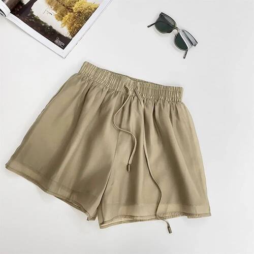 纯色休闲宽松花苞裤 Solid color casual loose flower bud pants - 图1