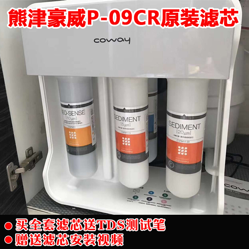 Coway熊津豪威P09CR净水器原配滤芯家用厨房净水器直饮机耗材包邮 - 图0