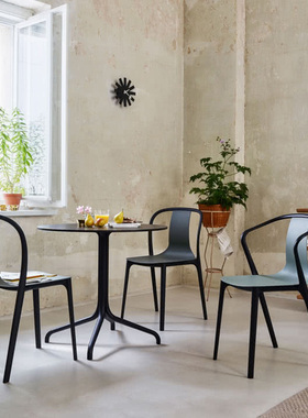 瑞士Vitra 椅子 塑料 Belleville Chair Plastic创意设计进口欧式