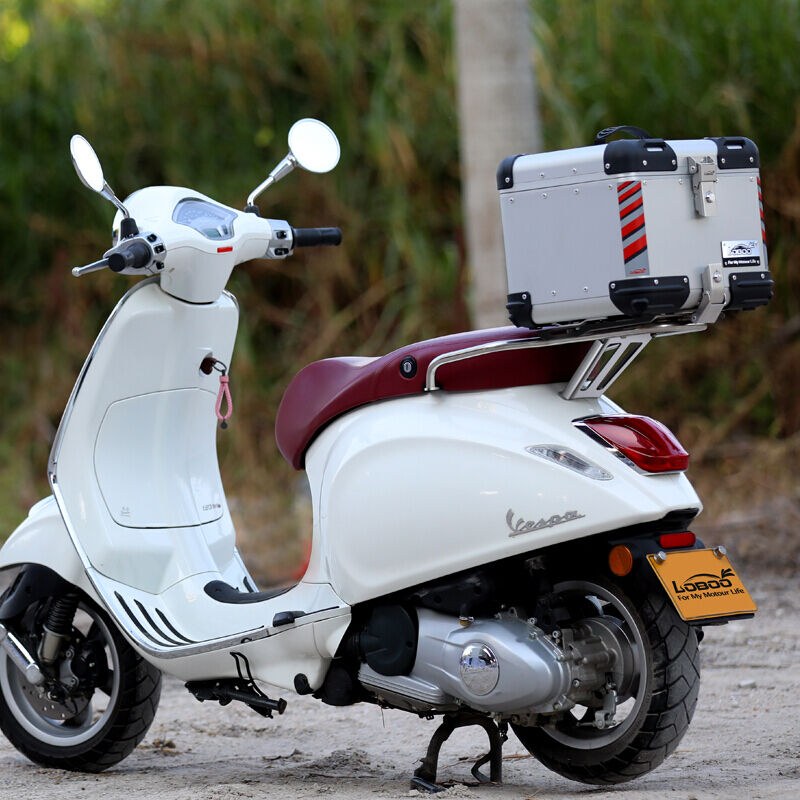 LOBOO萝卜尾箱维斯帕vespa150冲刺vespagts300尾箱后货架尾板T款3-图0