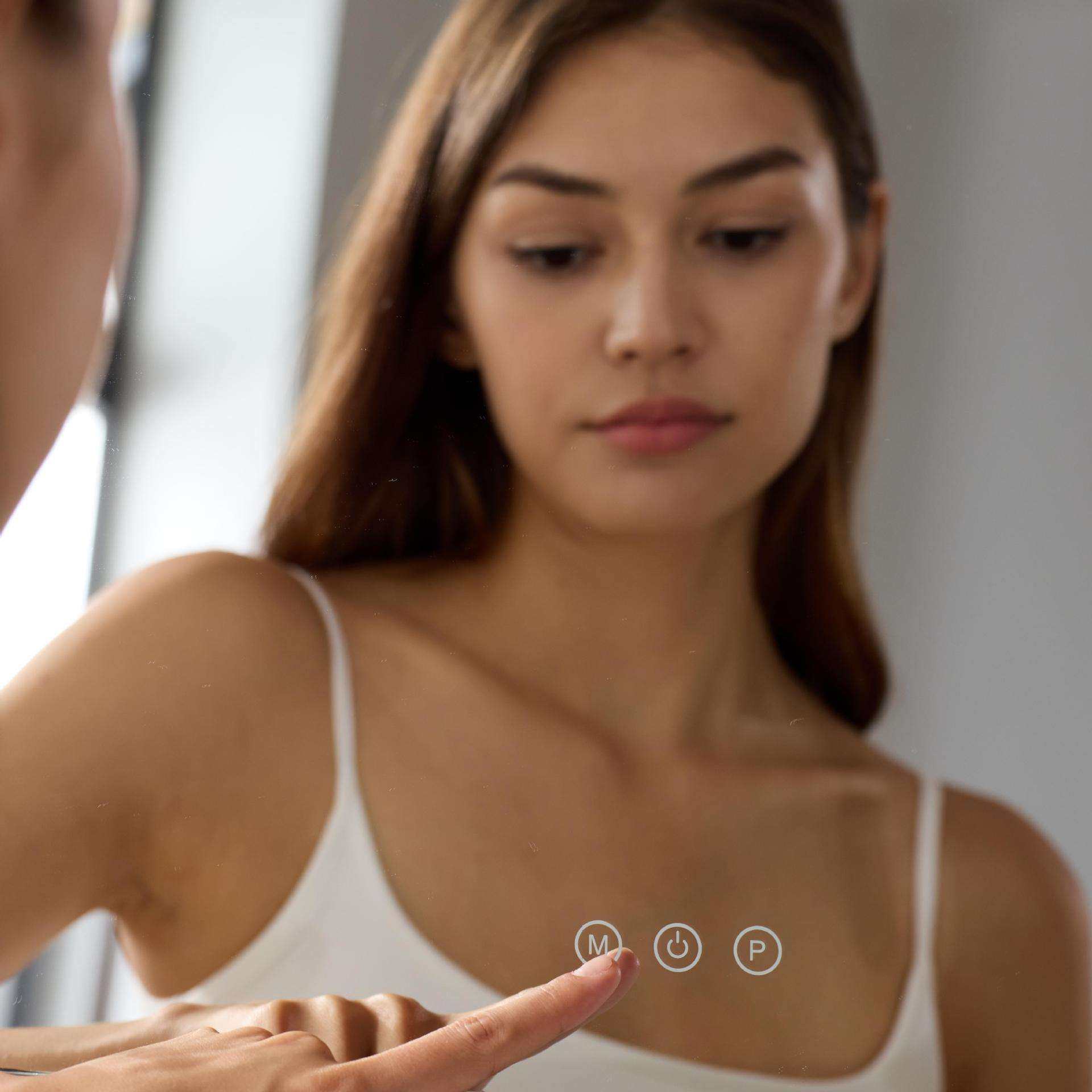 l化妆镜台式桌面led智能镜卧室网红学生家用可旋转带灯梳妆台,淘宝优惠券,粉丝福利购,淘宝优惠卷