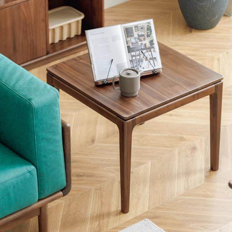 黑胡桃木实木小茶几沙发方几边几角几方桌简约现代客厅北欧极简,淘宝优惠券,粉丝福利购,淘宝优惠卷
