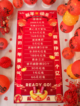 Mall Supermarket Restaurant Restaurant Hotel Bar Promotions Events New Year Rolls of Happy New Year Rolls Little Game Props Dragon Year Active Arrangement