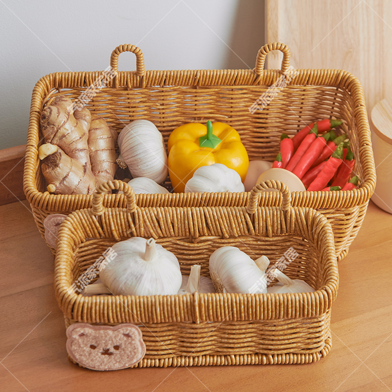 Onion, Ginger, Garlic Storage Box Basket Kitchen Chili Seasoning Hanging Basket