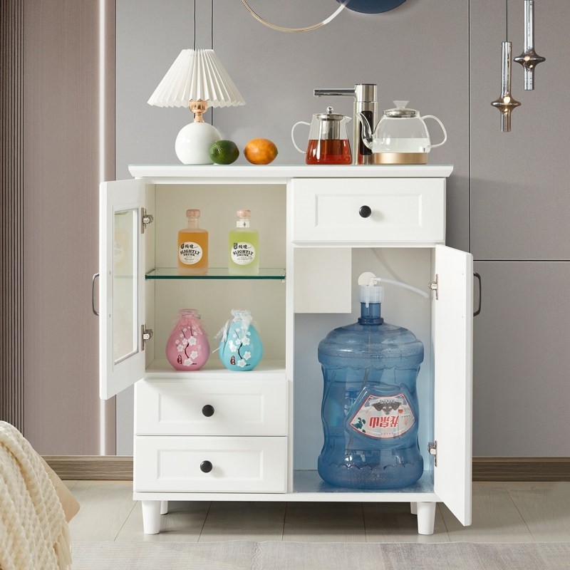 现代轻奢智能全自动实木茶吧机柜家用高端饮水机餐边一体柜子新款,淘宝优惠券,粉丝福利购,淘宝优惠卷