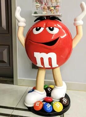 卡通哆啦A梦公仔玻璃钢雕塑家居客厅店铺装饰品潮玩落地m豆大摆件