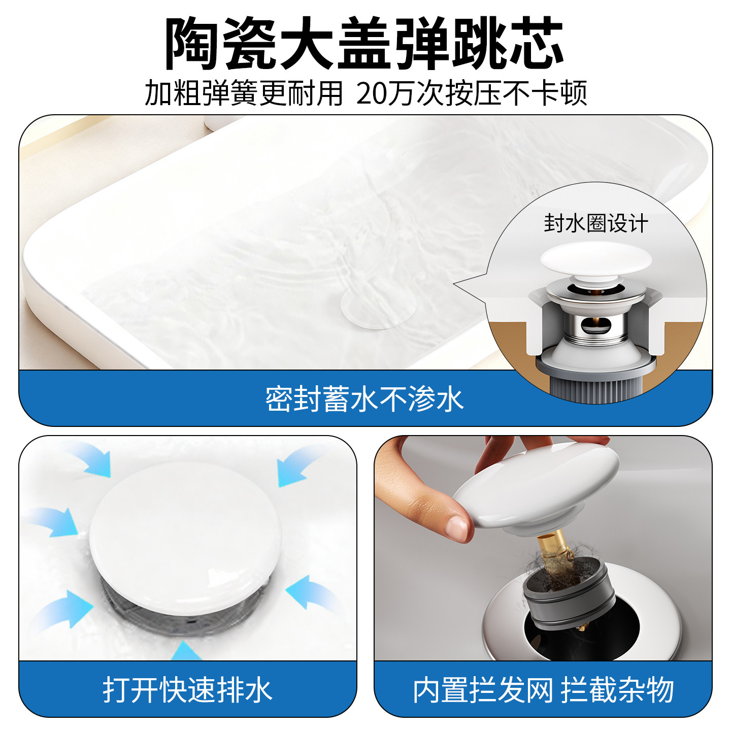 艾干净G2洗脸盆防臭下水管墙排下水器90度免打胶洗手盆可视排水管,淘宝优惠券,粉丝福利购,淘宝优惠卷