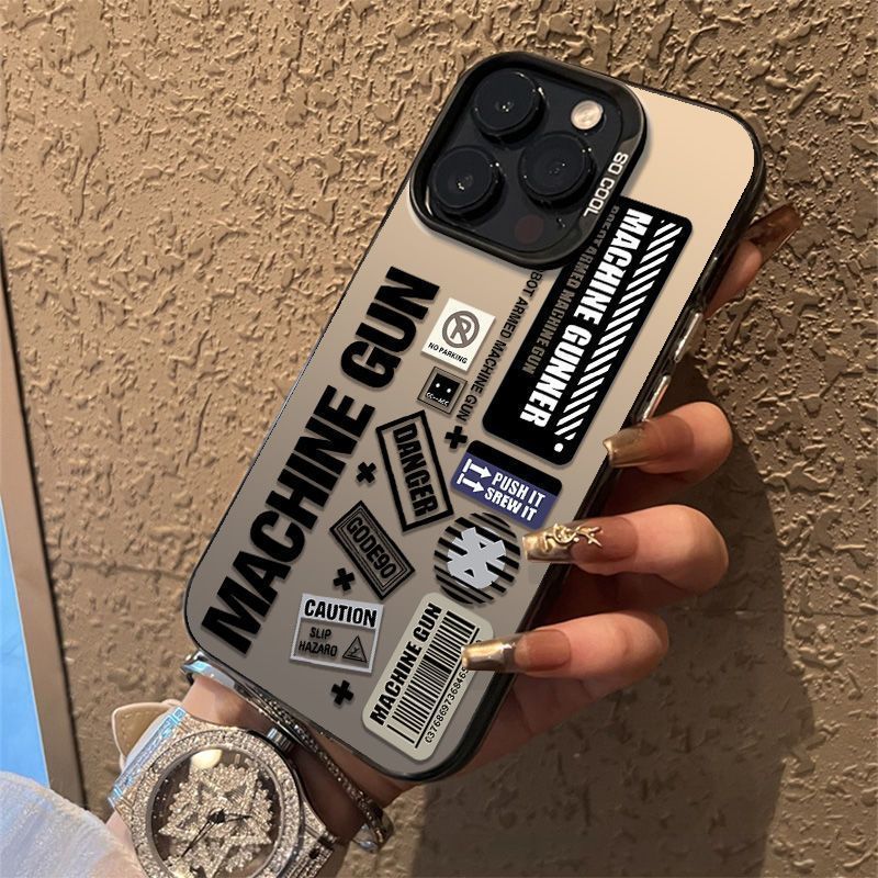 创意英文机票标签适用小米17/15/14Ultra手机壳civi3彩银磨砂Turbo4Pro红米K80至尊版K70k60男女note15Pro+14 - 图0