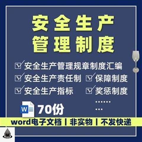 安全生产管理制度企业公司工厂工程责任制应急保障操作规范电子版-图0