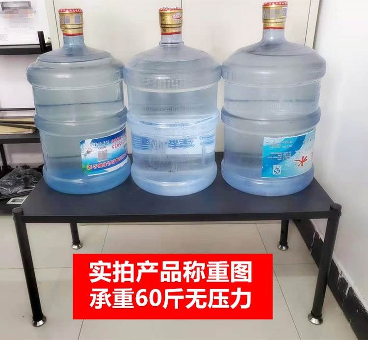 单层黑色厨房台面置物架灶台微波炉钢架子家用物品摆放支架灶台架 - 图1