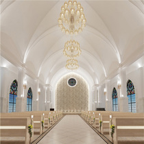 GRG Plasterboard Ceiling Material Theatre Showroom Ceiling Face Pillar Profiled Background Wall Light Circle Beam Trim