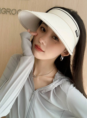女士夏季防晒大帽檐遮脸贝壳帽