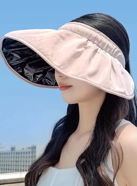 韩版百搭遮阳防晒渔夫帽女透气