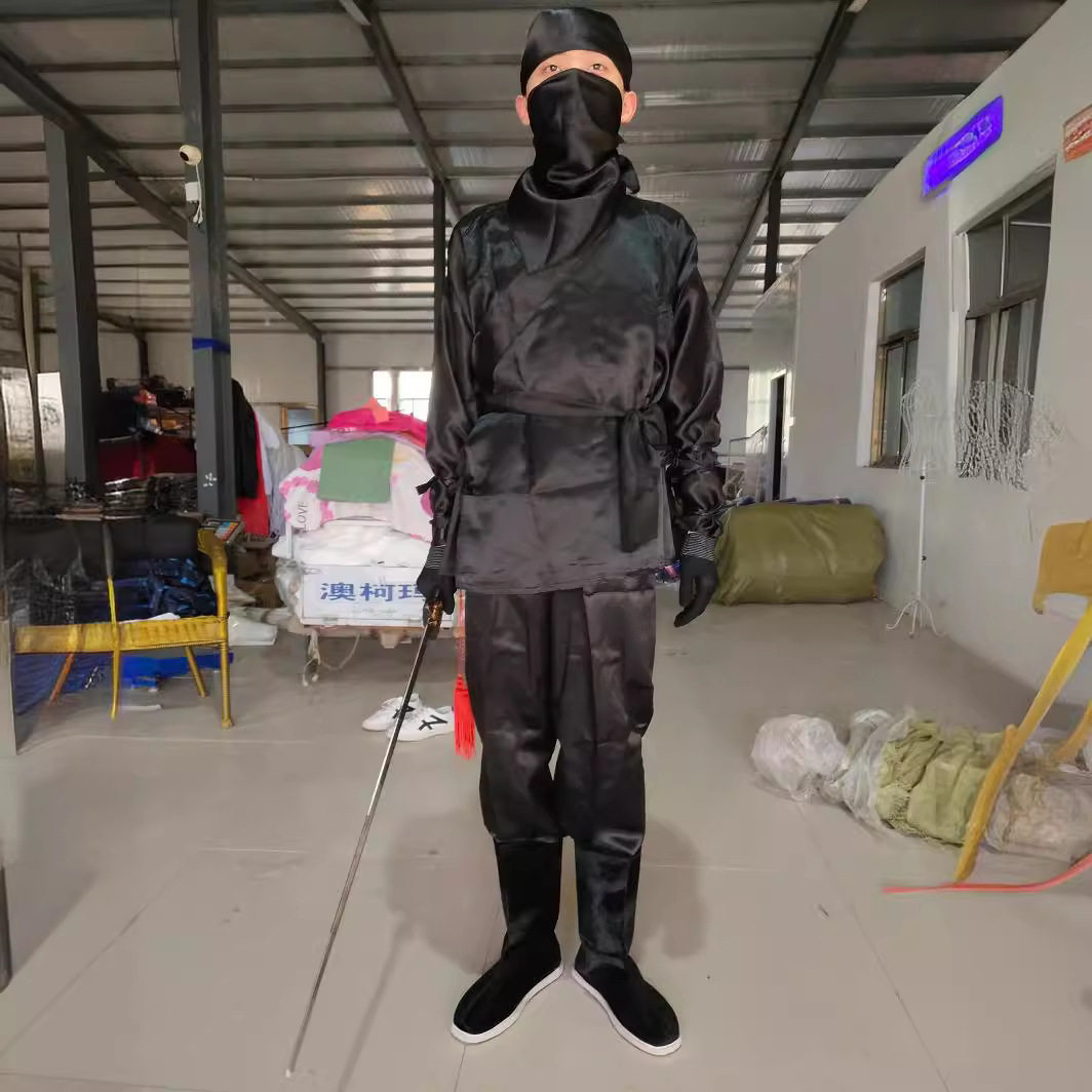楚乔传同款古装古代刺客夜行衣男反光黑色杀手衣服套装黑衣人服装