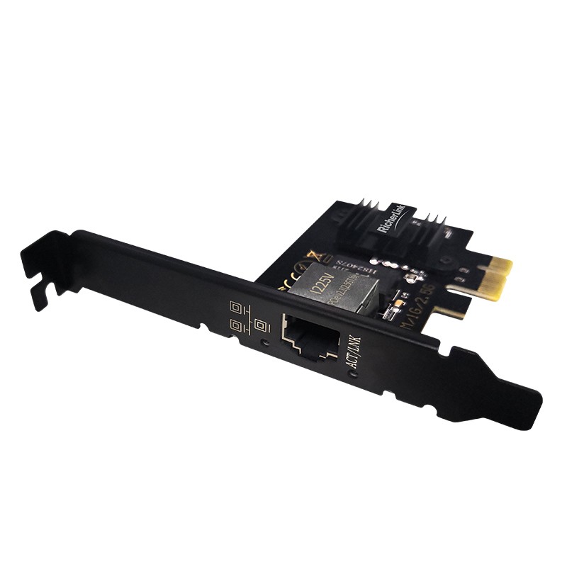 RicherLink PCI-E Intel I225 2.5Gbps千兆游戏网卡内置有线网卡 2500M网口扩展PEI-C插口以太网卡网络适配器 - 图1