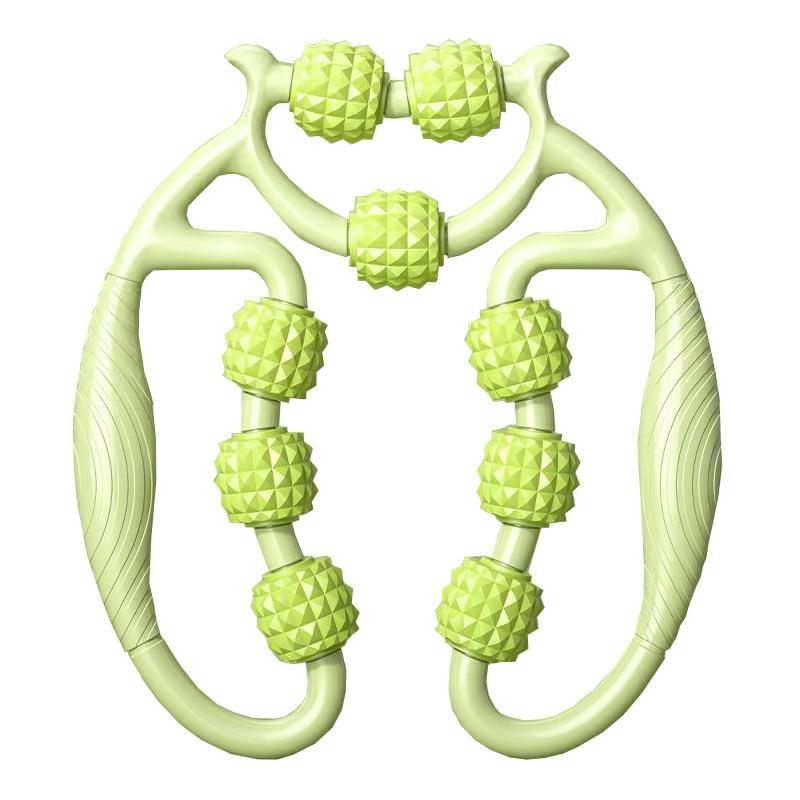 环形夹腿按摩器滚轮泡沫轴腿部肌肉放松健身训练器材家用瘦腿神器 - 图3