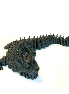 3d打印龙仿真塑骨者龙立体模型关节可动35cm玩具生日礼物