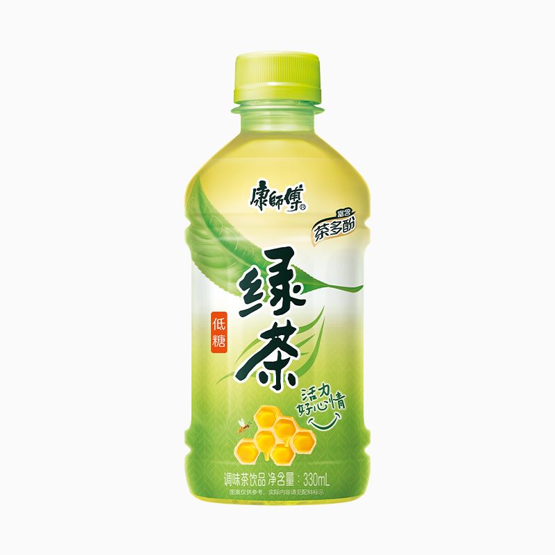 康师傅绿茶330ml*12瓶整件绿茶茉莉蜜茶多种口味挑选瓶装果味茶饮 - 图3