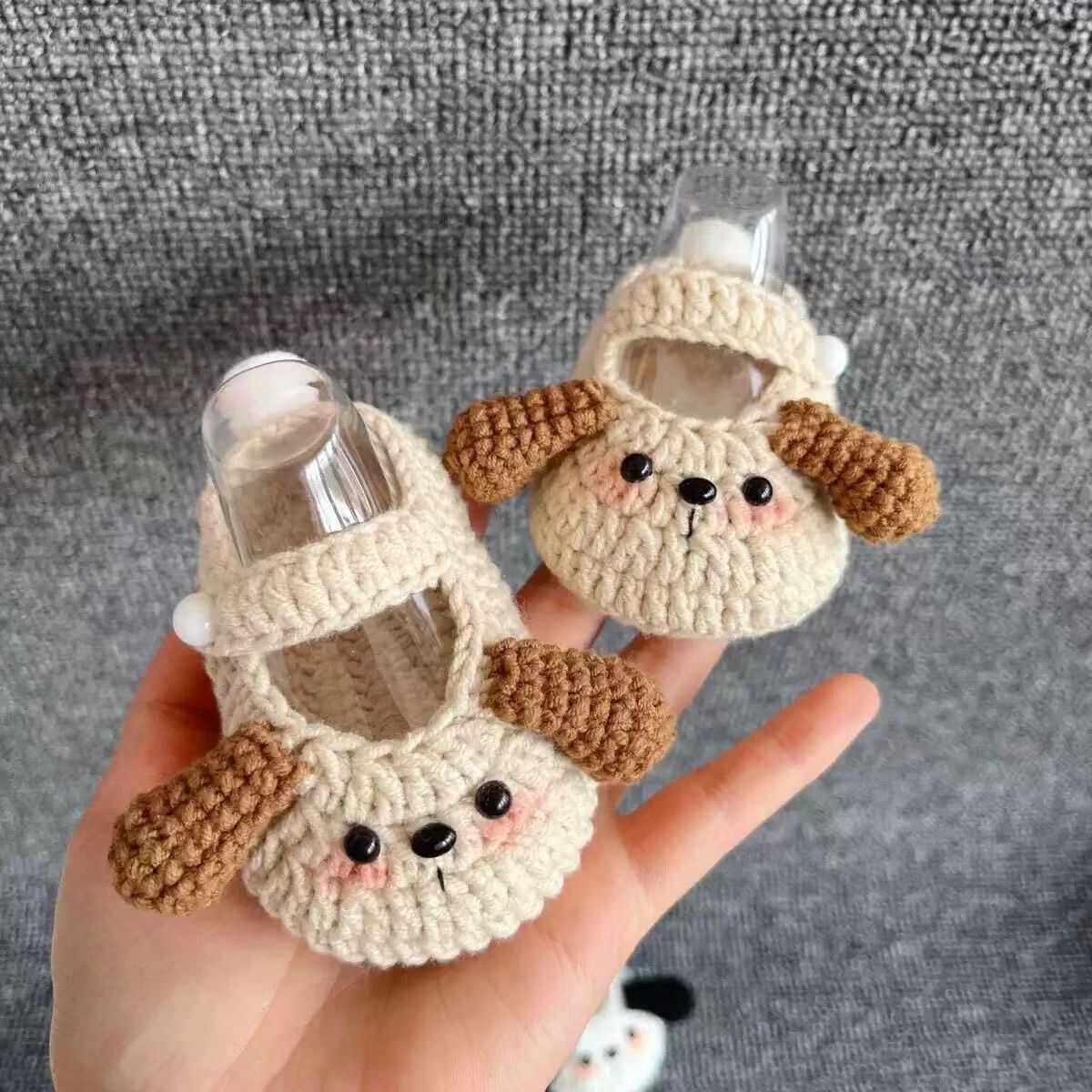 手工编织 婴儿鞋材料包新生儿学步毛线钩针自制宝宝鞋孕期diy孕妇