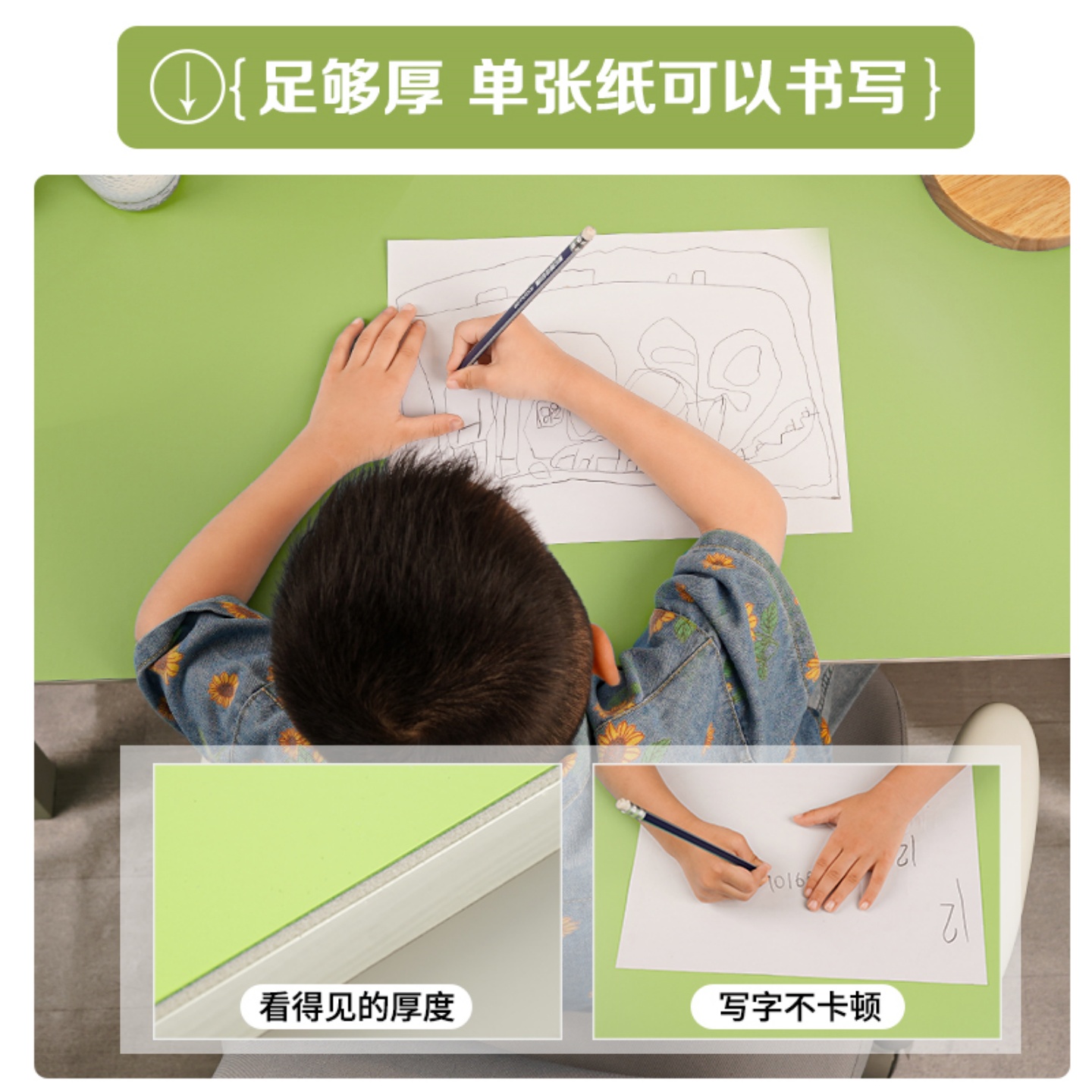 桌垫写字台桌垫办公桌面垫学生学习桌儿童书桌垫子可裁剪鼠标垫子 - 图2