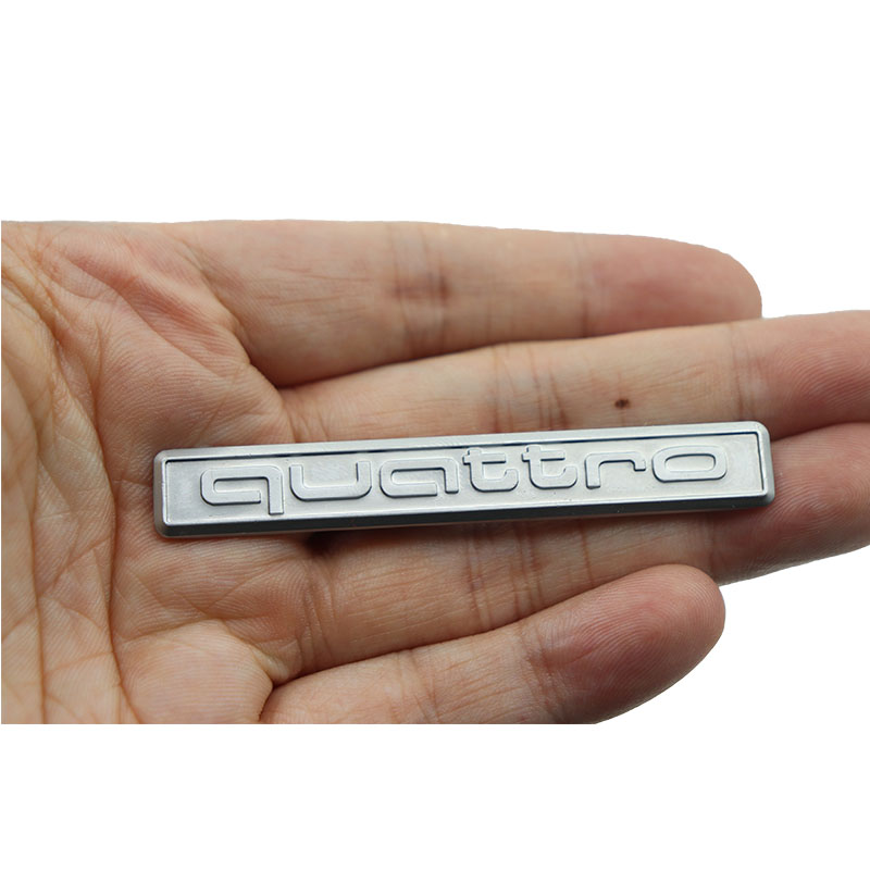 适用于奥迪A3A5A4L/Q3Q5A6L四驱内饰标中控仪表台Quattro夸戳贴标 - 图1