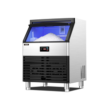 Polar Bear Snowflake Ice Maker Commercial 100kg Fire Boiler Store Seafood Swing Pan Supermarket Fully Automatic Large Ice Crusher