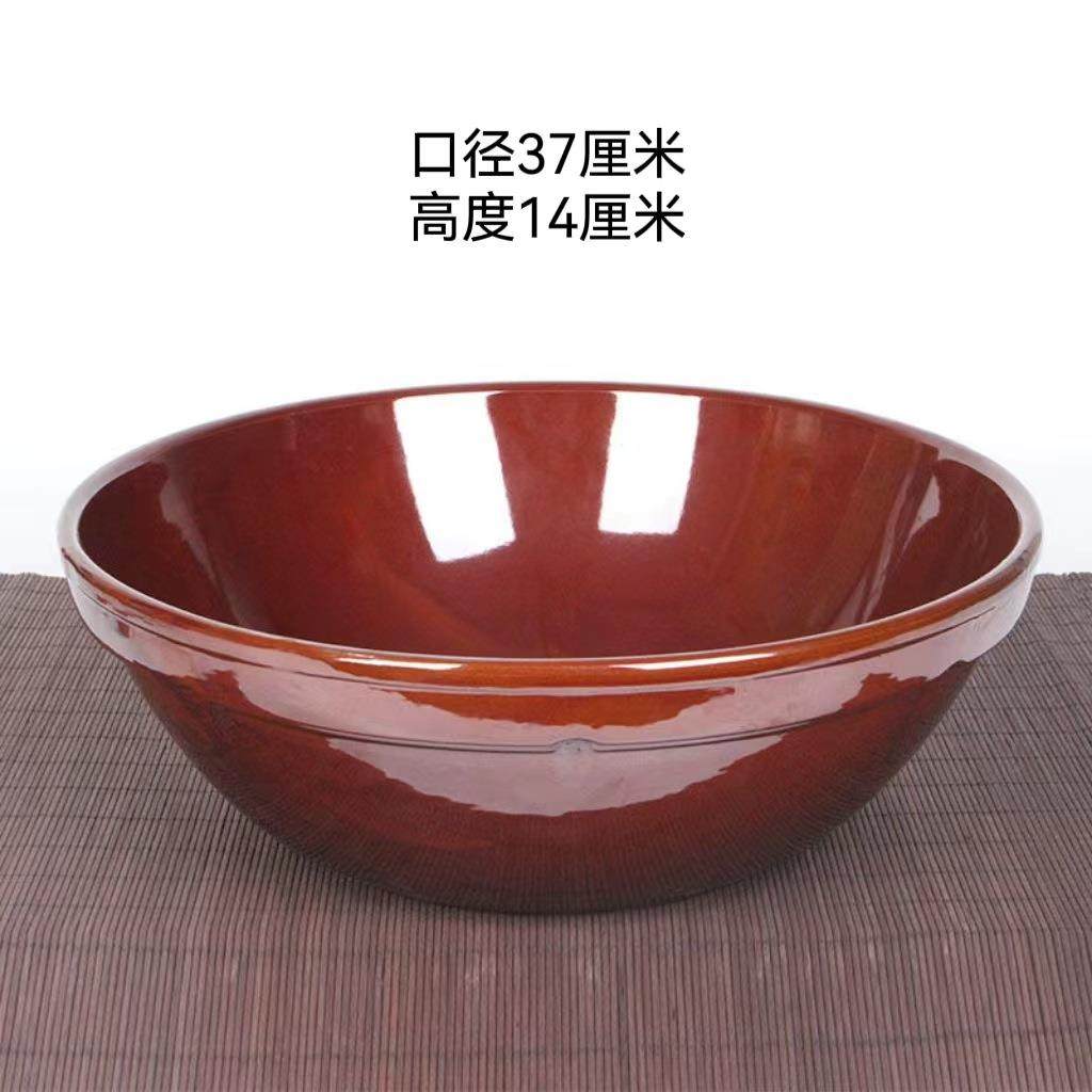 和面盆家用陶瓷老式和面盆大号加厚陶瓷盆洗菜盆子发面盆晒酱大盆,淘宝优惠券,粉丝福利购,淘宝优惠卷