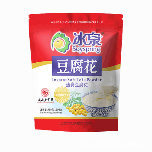 冰泉豆腐花速食480g原味豆花粉免煮豆腐花方便豆腐脑独立包装 - 图2