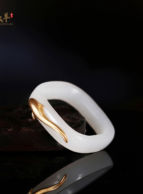 新疆和田玉年年有余戒指正品指环