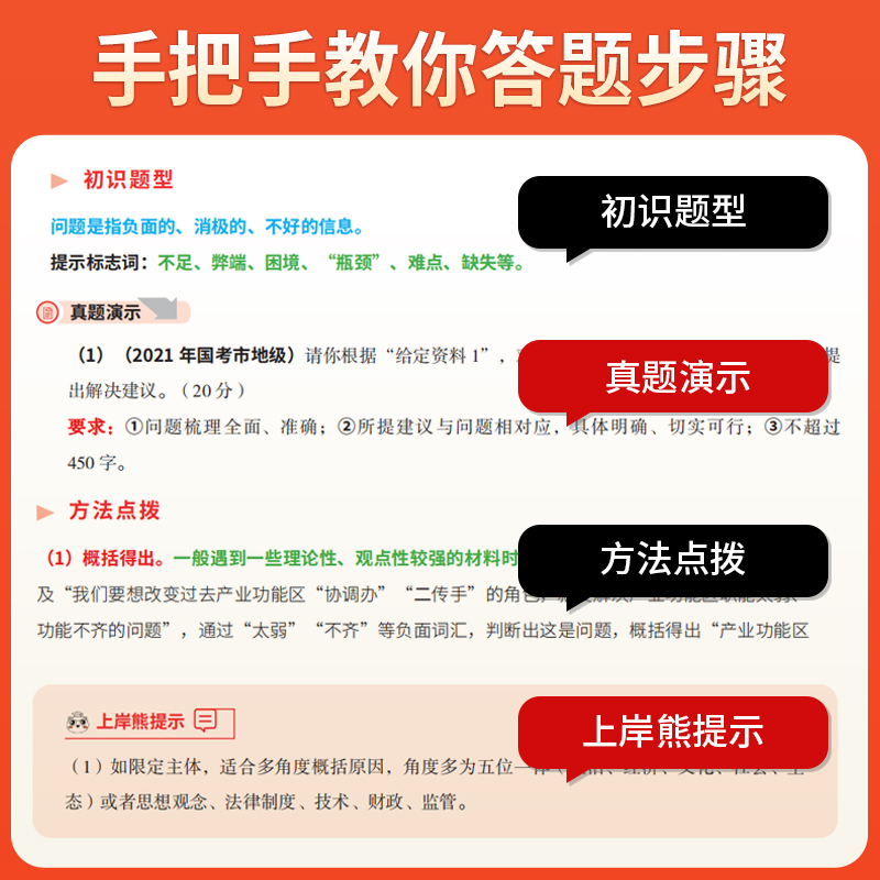 上岸熊2025三色笔记行测和申论教材国考省考公务员考试公考范文素材学霸考公时政热点真题试卷题库刷题言语理解资料分析数量关系