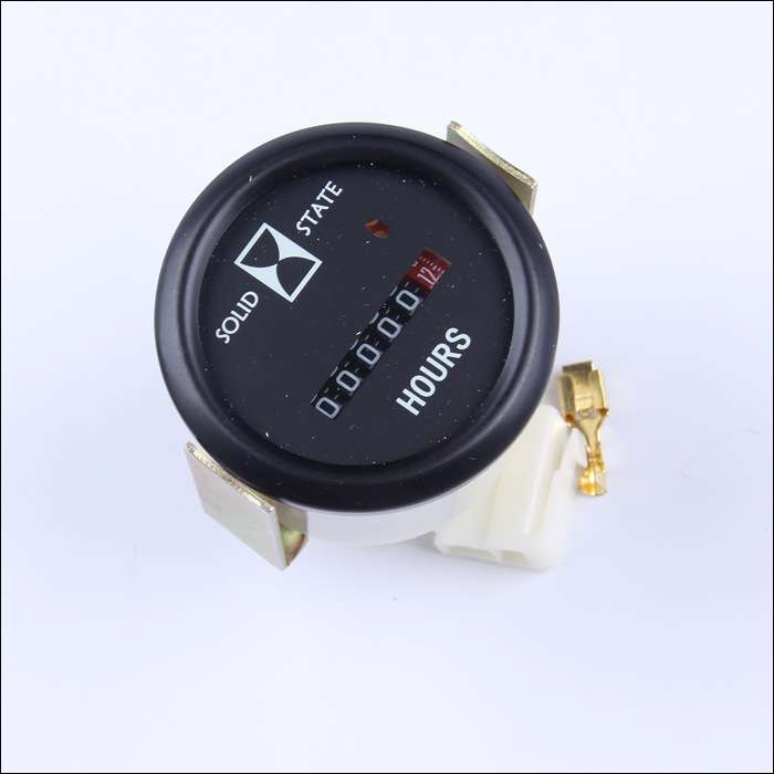康明斯发电机计时器3035766时间运行表 记时表24V计时表 - 图3