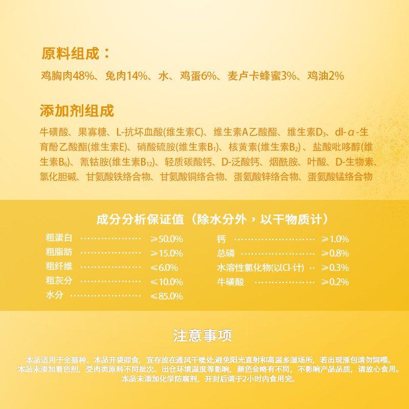 妮吖主食麦卢卡蜂蜜猫条全价全阶零食营养兔肉鲜肉百分猫条零食,淘宝优惠券,粉丝福利购,淘宝优惠卷