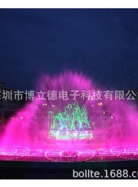 厂家直销新型大型水幕电影音乐喷泉全套设备激光投影灯光水舞户外