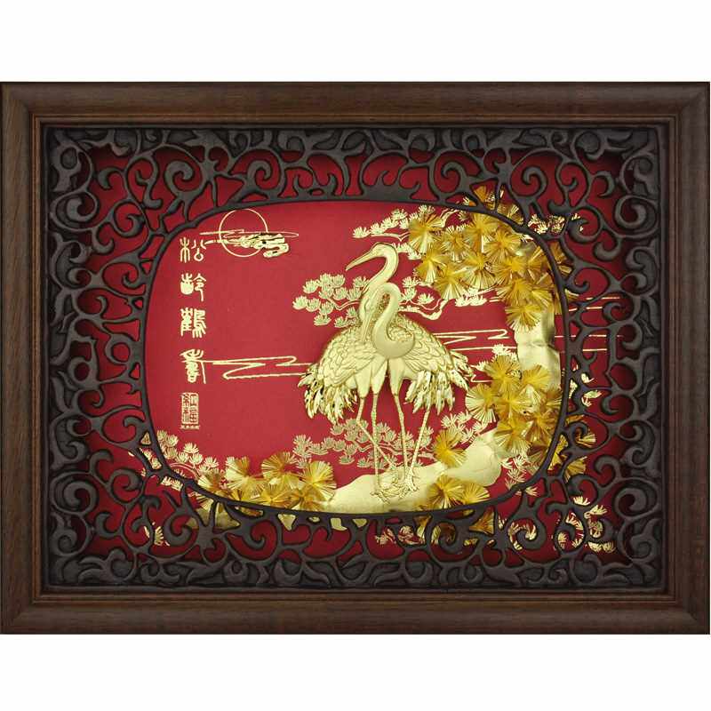 老纪礼物松过寿鹤龄念贺祝寿生款日意人寿礼寿新长辈母品送创品父_虎窝淘