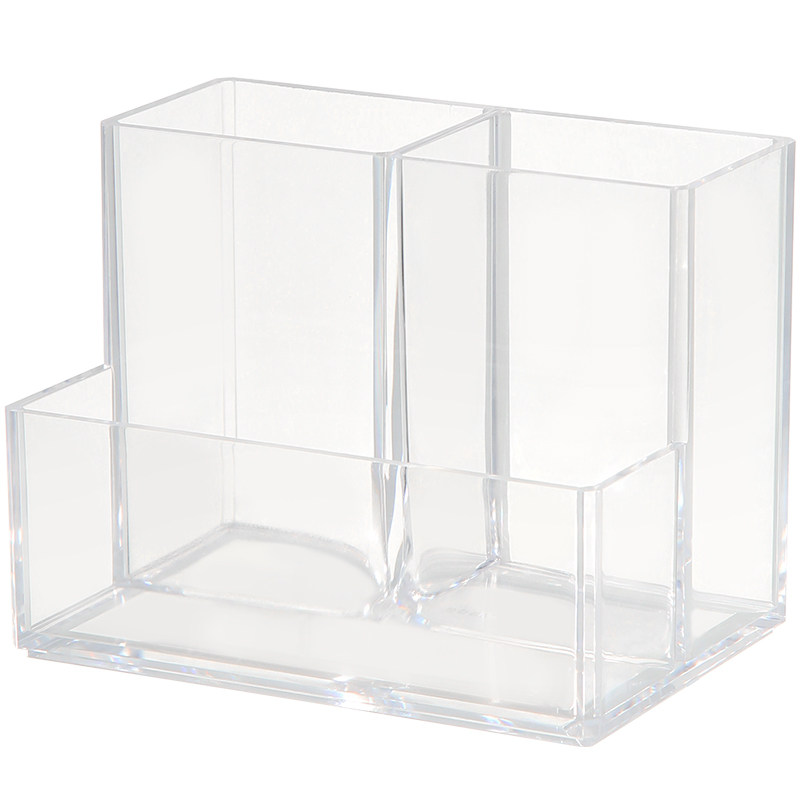 化妆刷收纳筒镜柜宿舍桌面多格美妆透明放眼线眉笔桶亚克力笔筒,淘宝优惠券,粉丝福利购,淘宝优惠卷